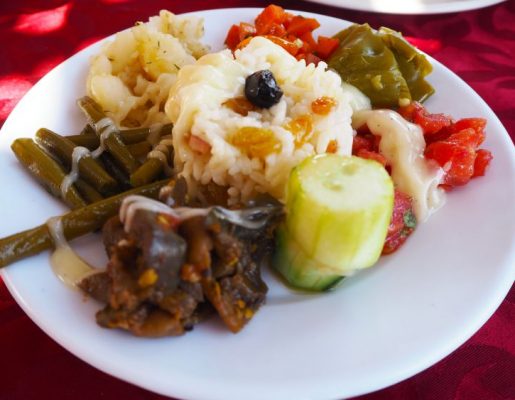 Plate of salad