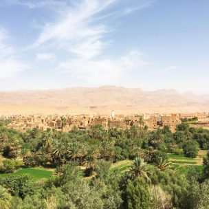 View of the Todra Valley