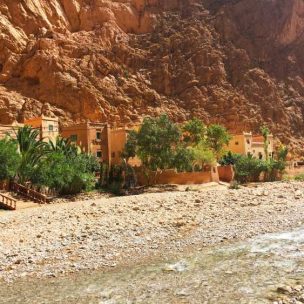 Walk along the road through the gorge