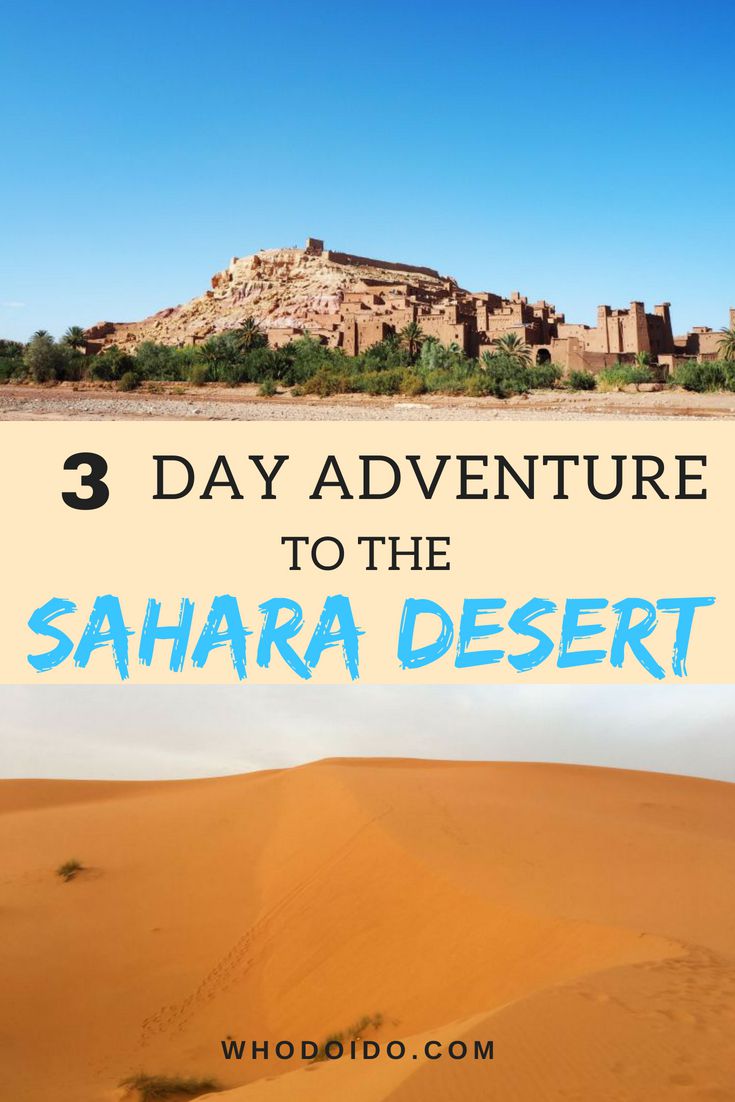 A 3 Day Adventure To The Sahara Desert ⋆ Who Do I Do