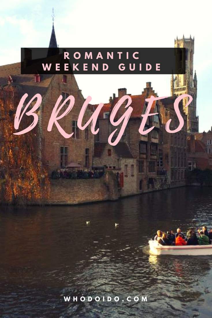 A Romantic Weekend in Bruges, Belgium – WhodoIdo: The chocolate capital of the world and also sometimes knows as the ‘Venice of the North’, Bruges makes a perfect romantic getaway. Climb up the Belfry tower for the panoramic views of the city, visit a brewery, explore Bruges by boat and sample some Flemish dishes!