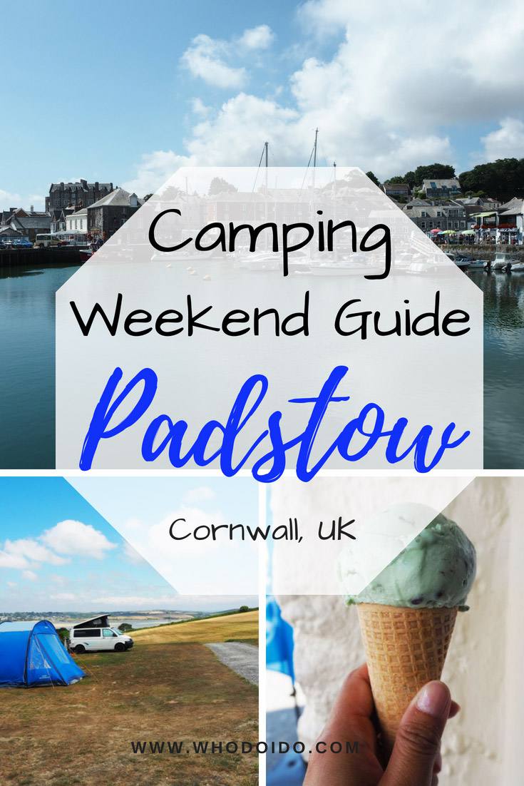 Camping Weekend Guide to Padstow, Cornwall, UK – WhodoIdo: Need ideas on where to go camping in the UK? Spend a weekend in charming Padstow located in North Cornwall. Stroll along the harbour and try a Cornish Pasty! Explore Padstow and see what this town has to offer!