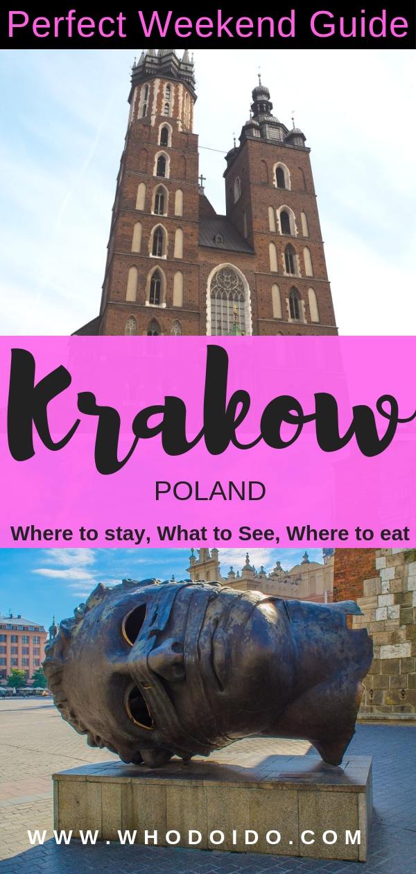 The Perfect Weekend Guide to Krakow, Poland – Top Things to See, Do & Eat – WhodoIdo: Off to Krakow soon?  Explore Krakow with our weekend guide.  Visit the main sights including Rynek Glówny, Wawel Royal Castle and Kazmierz.  Don’t forget to try the pierogies and the tasty zapiekanka!