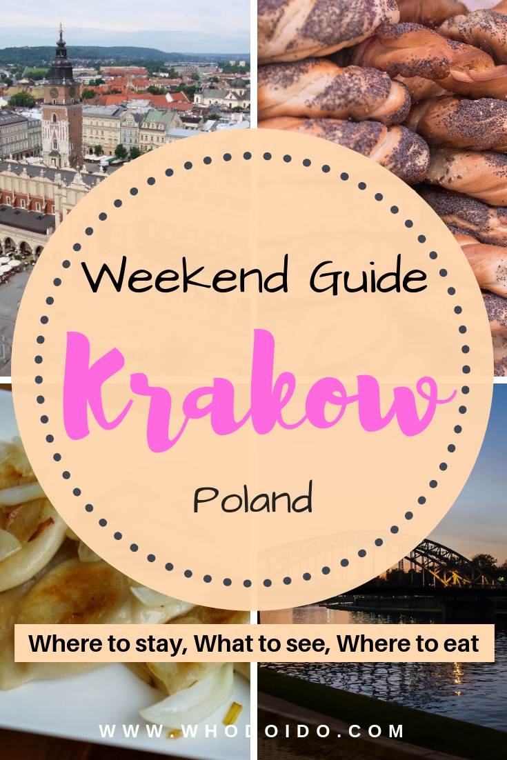 The Perfect Weekend Guide to Krakow, Poland – Top Things to See, Do & Eat – WhodoIdo: Off to Krakow soon?  Explore Krakow with our weekend guide.  Visit the main sights including Rynek Glówny, Wawel Royal Castle and Kazmierz.  Don’t forget to try the pierogies and the tasty zapiekanka!