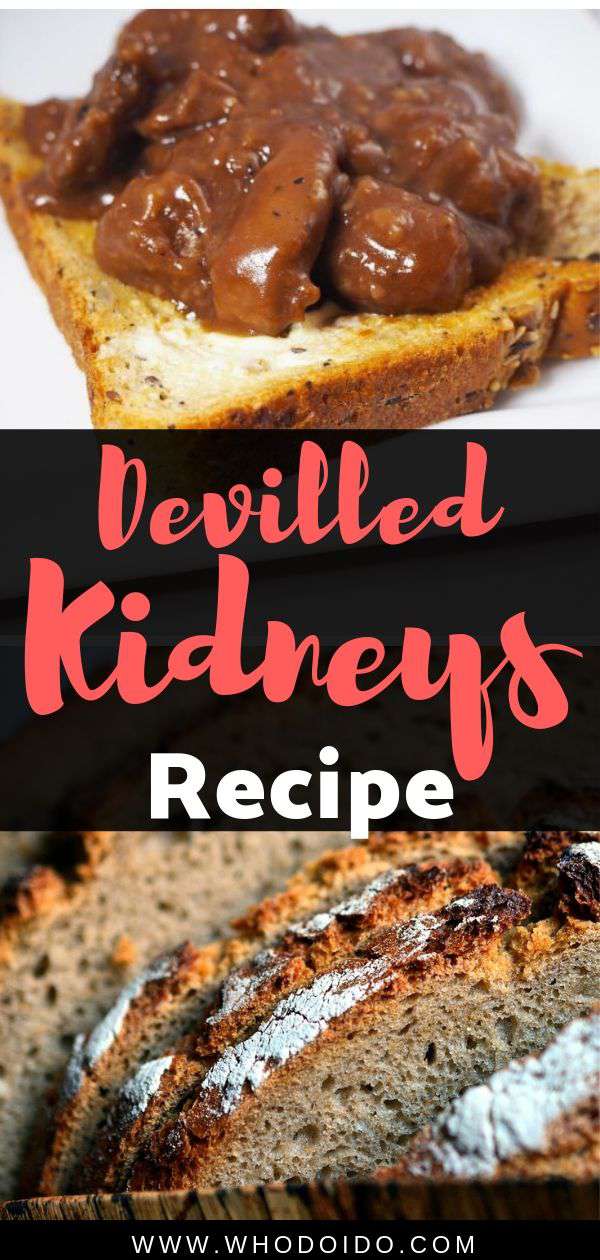 Simple and Delicious Devilled Kidneys on Toast Recipe – WhodoIdo: This British classic recipe is quick and easy. Devilled kidneys served on hot buttery toast is great for breakfast, lunch and dinner!