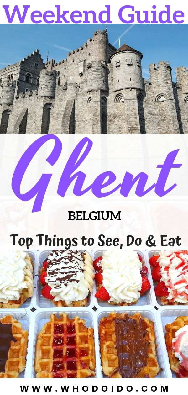 Weekend Guide to Ghent, Belgium – Top Things to See, Do and Eat – WhodoIdo: This weekend guide will show you the best boutique hotel to stay, where to eat and the top things to see in this city. Take a canal boat tour and see what Ghent has to offer. Don’t forget to try the frites and cuberdons!