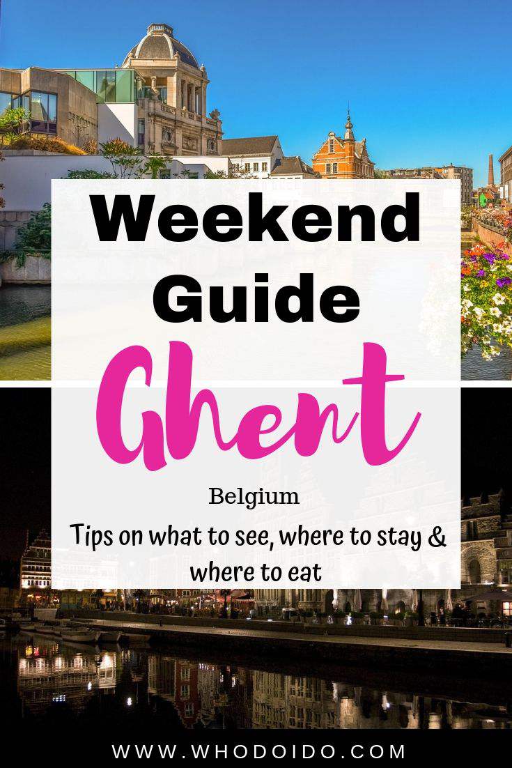 Weekend Guide to Ghent, Belgium – Top Things to See, Do and Eat – WhodoIdo: This weekend guide will show you the best boutique hotel to stay, where to eat and the top things to see in this city. Take a canal boat tour and see what Ghent has to offer. Don’t forget to try the frites and cuberdons!